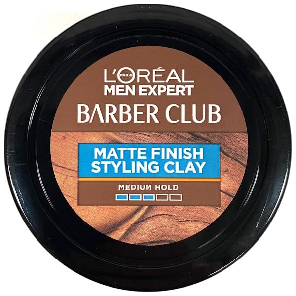 L'Oreal Men Expert Barber Club Matte Styling Clay (1 x 75ml)