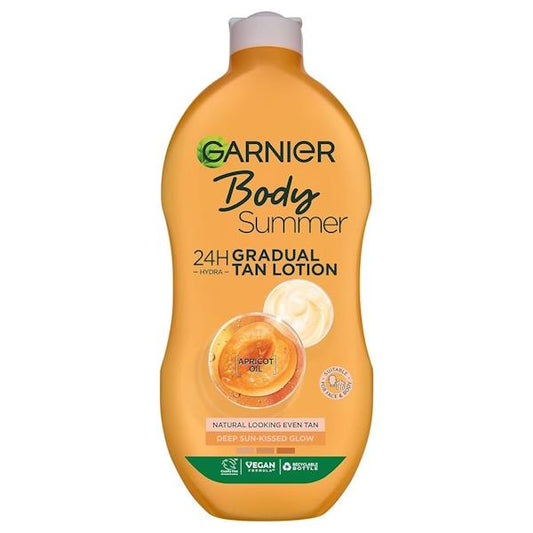 Garnier Body Summer Moisturising Lotion Deep Sun-Kissed Glow (3 x 400ml)