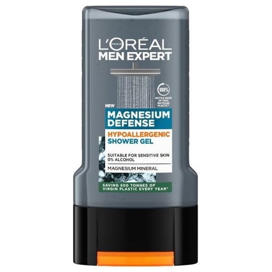 L'Oreal Men Expert Magnesium Defence Shower Gel (3 x 300ml)