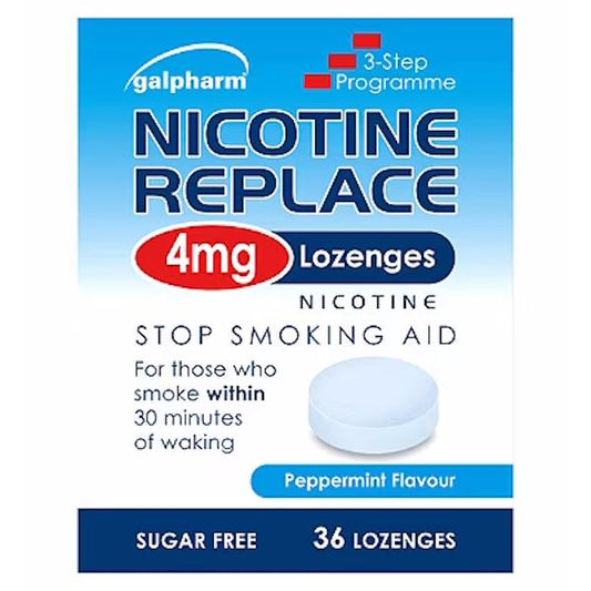 Galpharm Nicotine Replace 4mg Peppermint Flavour (1 x 36 Lozenges)