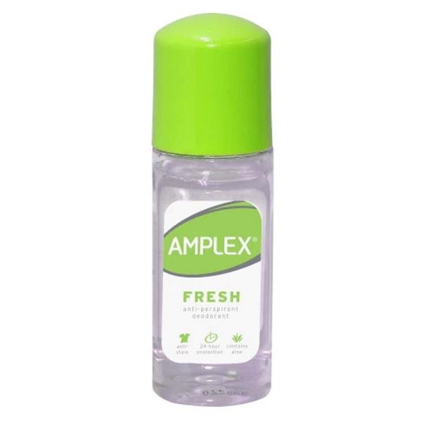 Amplex Fresh Deodorant Roll On (12 x 50ml)