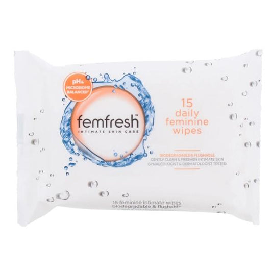 Femfresh Intimate Daily Wipes (6 x 15 Wipes)