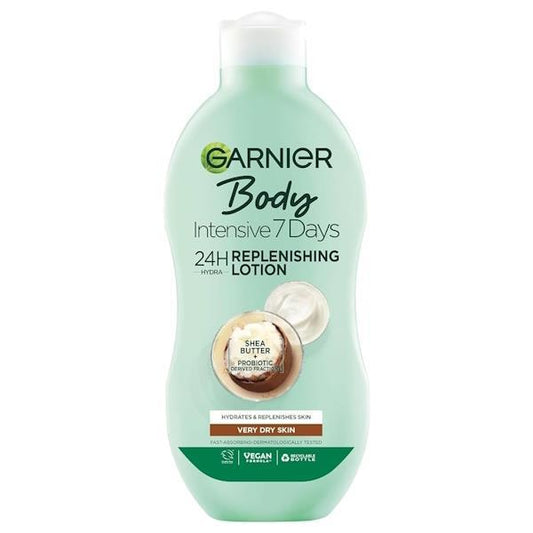 Garnier Body Intensive 7 Days Ultra Replenishing Lotion Shea Butter Very Dry Skin (3 x 400ml)