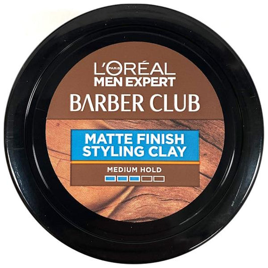 L'Oreal Men Expert Barber Club Matte Styling Clay (1 x 75ml)