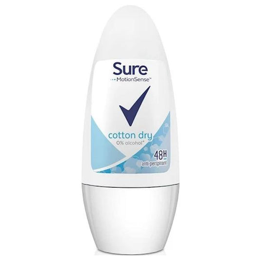 Sure Cotton Dry Anti-Perspirant Roll On (1 x 50ml)