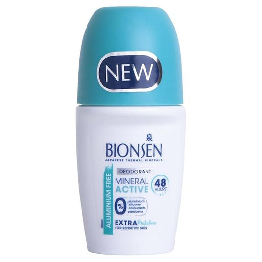 Bionsen Aluminium Free Mineral Active Deodorant Roll On (6 x 50ml)