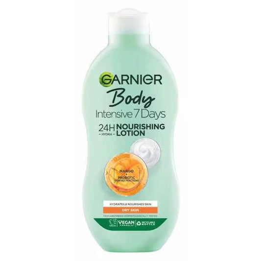Garnier Body Intensive 7 Days Nourishing Lotion Mango Oil Dry Skin (6 x 400ml)